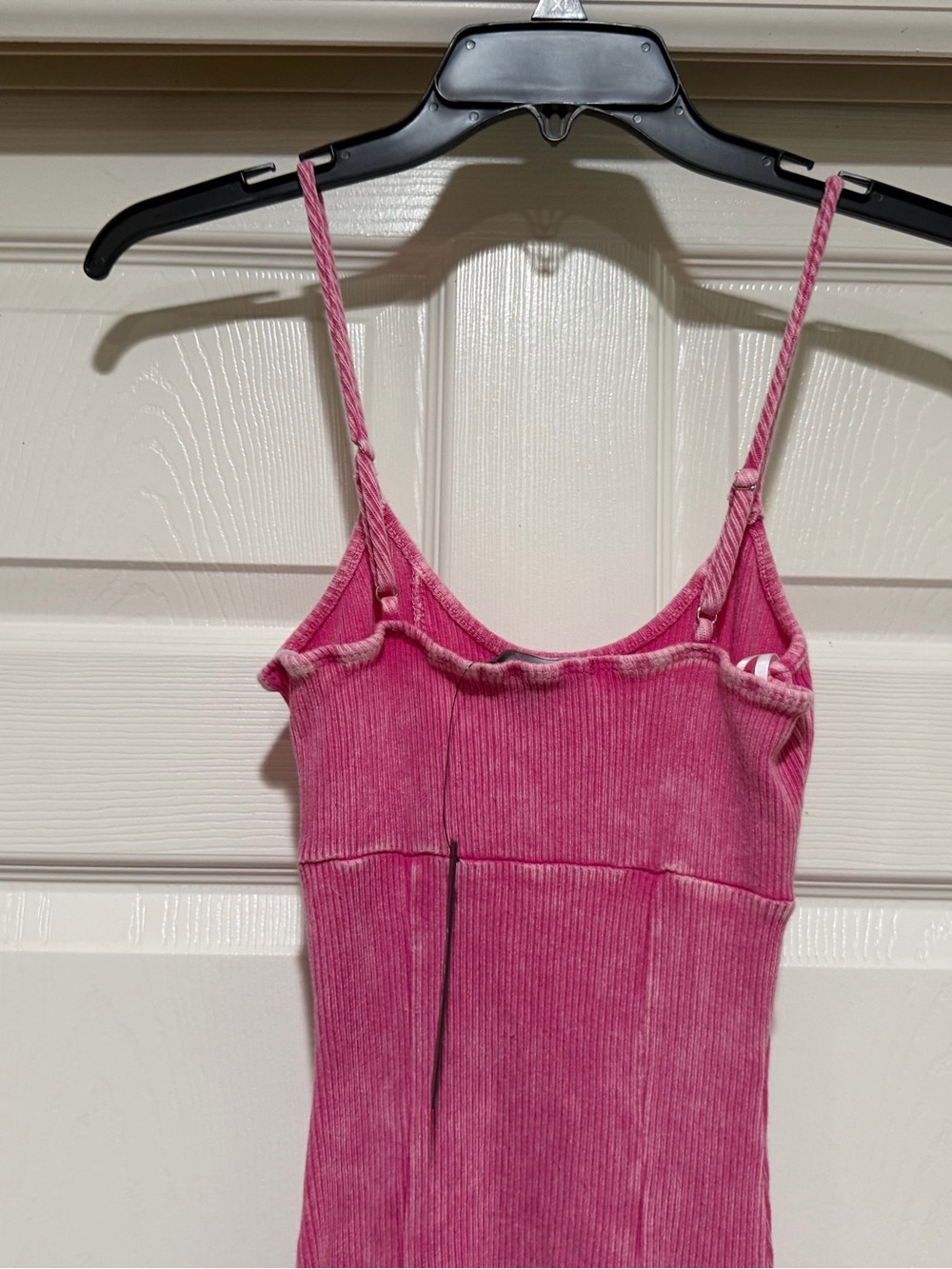 NWT Lulus Simply Pretty Washed Pink Ribbed Pleated Sleeveless Mini Dress XS - Picture 12 of 13